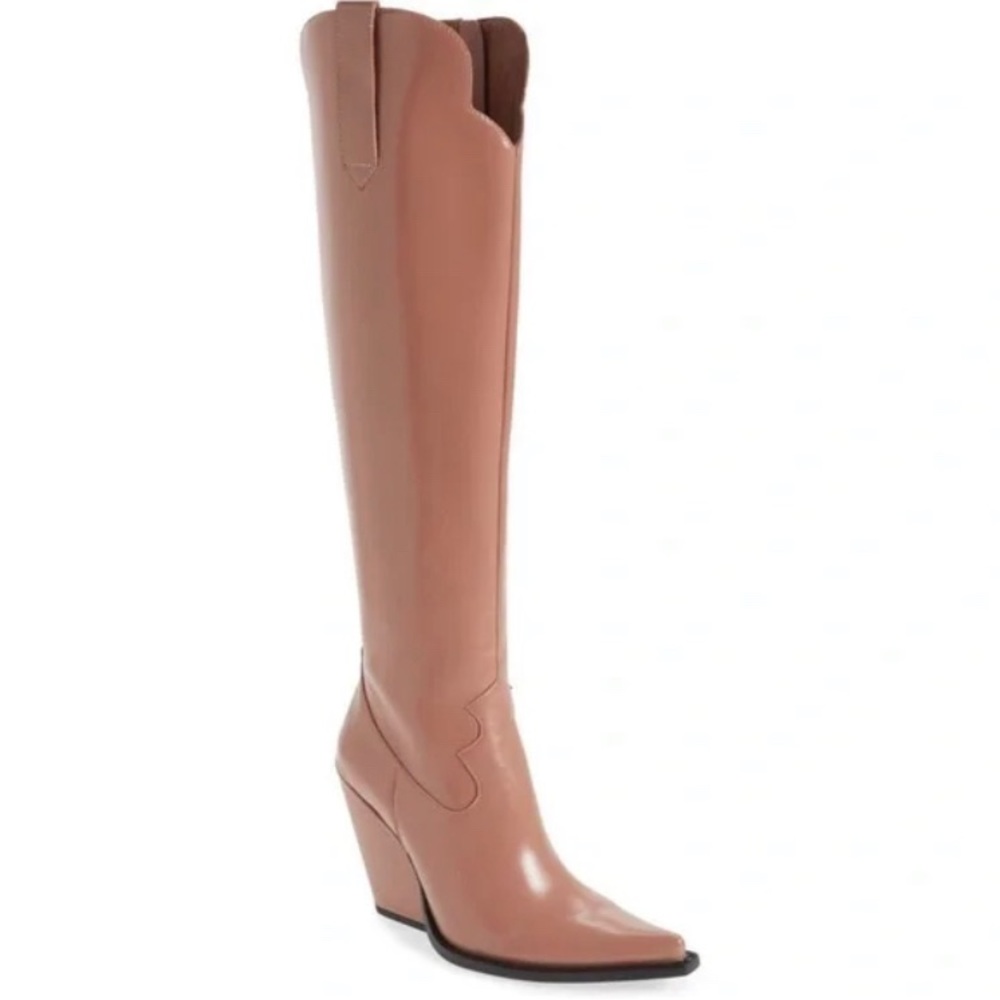 Jeffrey Campbell Pink Amiga Cowboy Boots